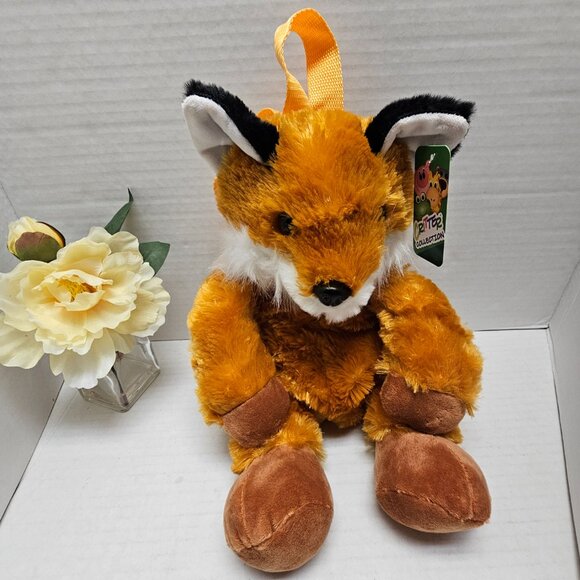 New Fox Critter Collection Plush Backpack Adjust Kid Child Boy Girl Lynco Gift🦊 - Picture 2 of 13